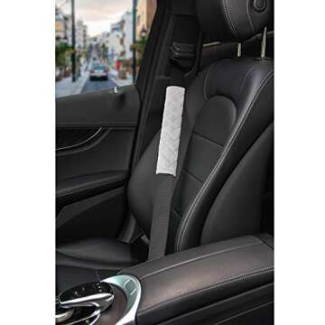 Amooca Seat Belt Cover Cushions for Comfort