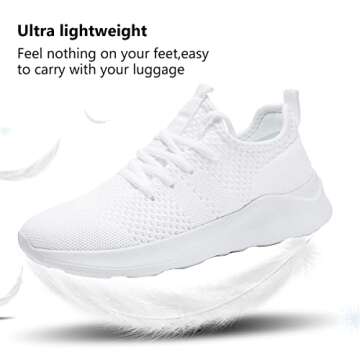 WYGRQBN Women's Lightweight Fashion Sneakers for Active Lifestyle