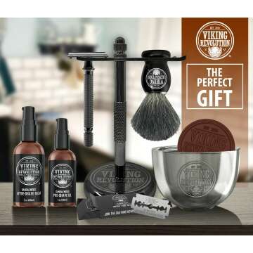 Luxury Safety Razor Shaving Kit for Men