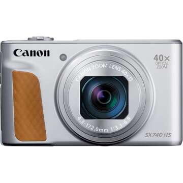 Canon PowerShot SX740 HS Bundle: Camera, Memory & Accessories