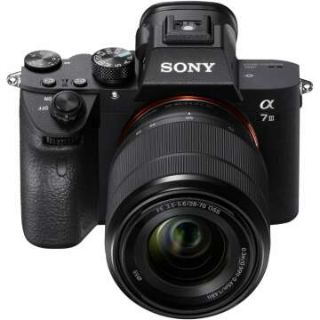 Sony a7 III Mirrorless Camera with Lens - Black