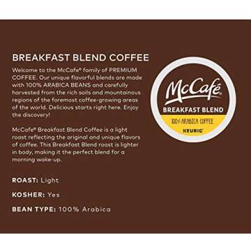 McCafe Breakfast Blend K-Cup, 24/bx