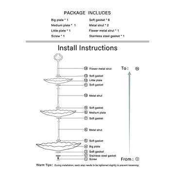 Sumerflos 3 Tier Porcelain Cupcake Stand, Tiered Serving Cake Stand, Square White Embossed Dessert Stand, Weddings Parties Pastry Serving Tray