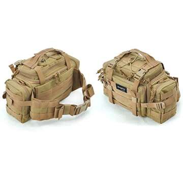 SHANGRI-LA Tactical Range Bag Outdoor Sling Backpack Hiking Fanny Waist Pack