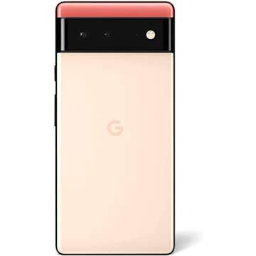 Google Pixel 6 5G - Unlocked, Renewed, 128GB, Kinda Coral