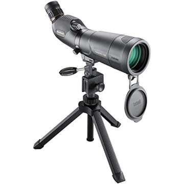 Bushnell Trophy Xtreme 20-60x65mm Spotting Scope, 45 Degree Angled Scope with Tripod for Target Shooting, Bird Watching and Hunting