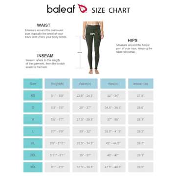 BALEAF Leggings for Women Fleece Lined Thermal Warm Winter Tights High Waisted Thick Yoga Pants Cold Weather Inner Pocket Army Green XS