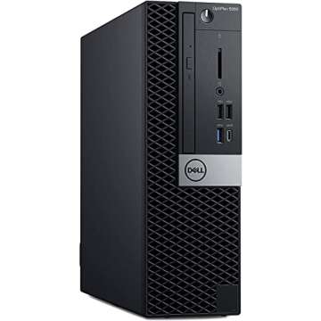 Dell Windows 11 Desktop Computer OptiPlex 5060 | Intel i5-8600 Six Core (4.3GHz Turbo) | 16GB DDR4 RAM | 500GB SSD Solid State + 1TB HDD | WiFi + Bluetooth | Peripheral Computer Package (Renewed)