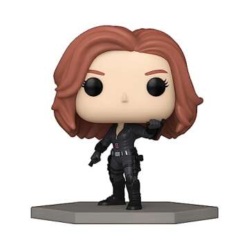 Funko Pop! Marvel: Captain America: Civil War Build A Scene - Black Widow, Amazon Exclusive, Figure 4 of 12