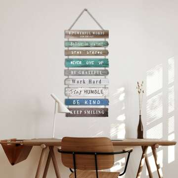 Inspirational Wall Art Decor for Home and Office