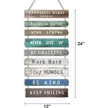 Inspirational Wall Art Decor for Home and Office