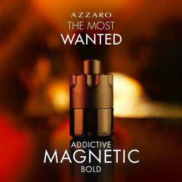 Azzaro The Most Wanted Eau de Parfum Intense - Woody & Seductive Mens Cologne - Fougère, Ambery & Spicy Fragrance for Date Night - Lasting Wear - Luxury Perfumes for Men