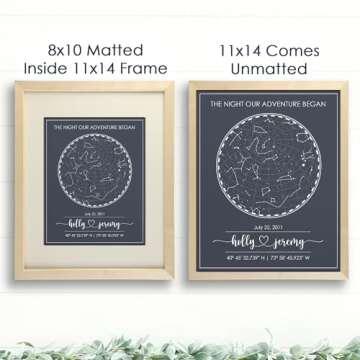 Custom Star Maps for Anniversaries and Weddings