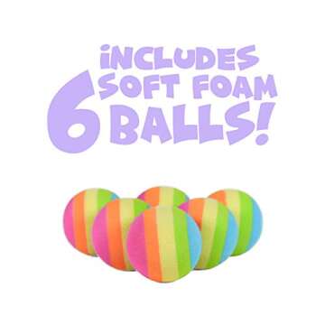 Hog Wild Unicorn Ball Popper Toy - Includes 4 Soft Foam Balls - Squeeze to Pop Air Powered Balls Up to 20 Feet - Launcher Safe for Indoor/Outdoor Play - Party Favor Gift for Kids, Girls, Boys Ages 5+