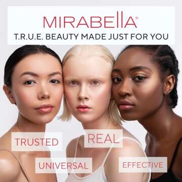 Mirabella Invincible For All HD Liquid Foundation - Anti-Aging Full Coverage Liquid Face Makeup - Moisturizing, Hydrating & Lightweight Foundation for All Skin Types (Medium IV, Original Packaging)