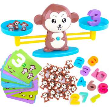 CoolToys Monkey Balance Math Game for Kids