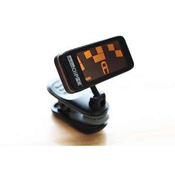 Peterson StroboClip HD Clip-On Tuner | Guitar, Bass, Violin, Ukulele, Harp, Brass, Woodwind, Orchestral