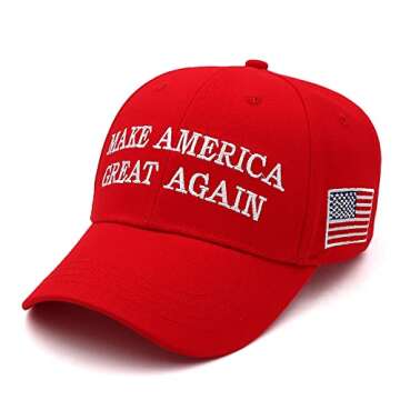 Trump 2024 MAGA Hat and Trump Flag Set, Trump 2024 Hat Take America Back Baseball Cap