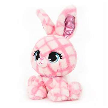 GUND P.Lushes Pets Trixie Karrats Designer Fashion Plush Toy, Collectible Bunny Stuffed Animal, Pink and Purple, 6”