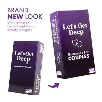 Let's Get Deep by Relatable Game - 300 Fun Couple Cards for Date Night