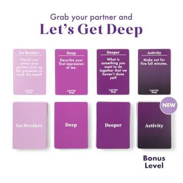 Let's Get Deep - 300 Couple Cards Game for Date Night