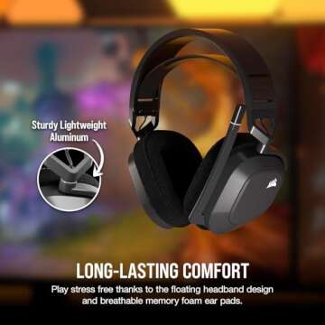 Corsair HS80 MAX Wireless Gaming Headset - Renewed