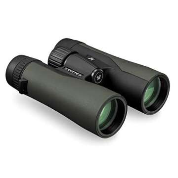 Vortex Optics Crossfire HD 8x42 Binoculars - HD Optical System, Tripod Adaptable, Rubber Armor, Waterproof, Fogproof, Shockproof, Included GlassPak - Unlimited, Unconditional Warranty