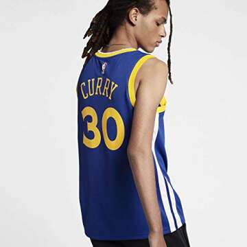 NIKE Stephen Curry Golden State Warriors Icon Edition Swingman Jersey - Blue (XL)