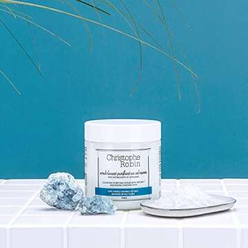 Christophe Robin Cleansing Purifying Scrub with Sea Salt, 2.5 Fl Oz