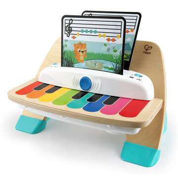 Baby Einstein Hape Magic Touch Piano - Musical Toddler Toy for Ages 6 Months+