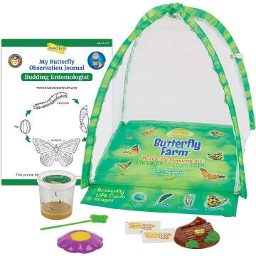 Butterfly Garden Kit: Live Caterpillars & STEM Learning Experience