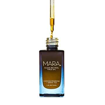 MARA - Natural Evening Primrose + Green Tea Algae Retinol Face Oil | Plant-Based Skin Care | Moisturizes + Soothes Skin To Minimizes Look of Pores + Fine Lines (Full Size, 1 fl oz | 30 ml)