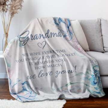 Grandma Gifts - Cozy Throw Blanket 50" x 60"