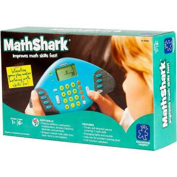 MathShark Electronic Math Game for Kids 6+