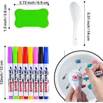 Magical Water Painting Pen Set - Kids Colorful Markers