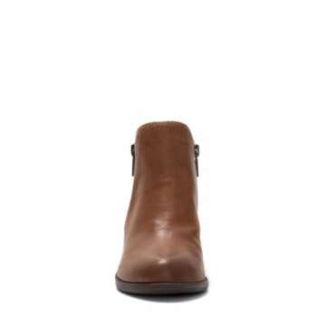 Lucky Brand Women's Lk-Basel Ankle Bootie in Toffee, Size 8.5 US - Stylish & Comfortable