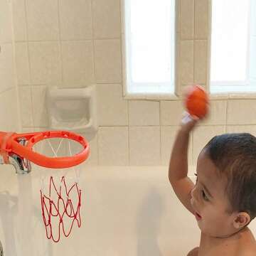 Bath Toy Basketball Set