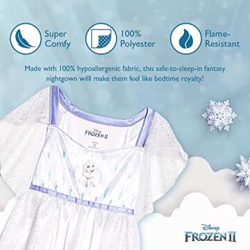 Disney Frozen 2 Fantasy Gown Nightgown 2T