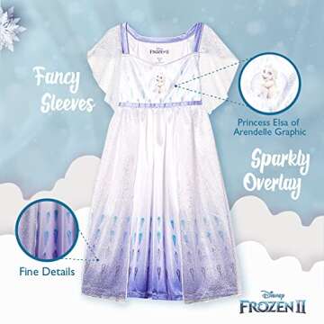 Disney Frozen 2 Fantasy Gown Nightgown 2T