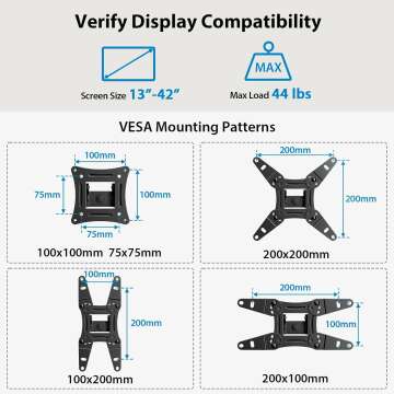 Full Motion Mount for 13-42" TVs - Pipishell