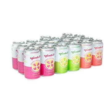 Spindrift Lemonade 3 Flavor Variety 20 Pack,12 Fl Oz (Pack of 20)