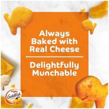 Goldfish Crackers Variety Pack: Cheddar, Pizza & Parmesan Snacks