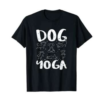 Dog Yoga Spiritual Animal Pet Poses Meditation T-Shirt