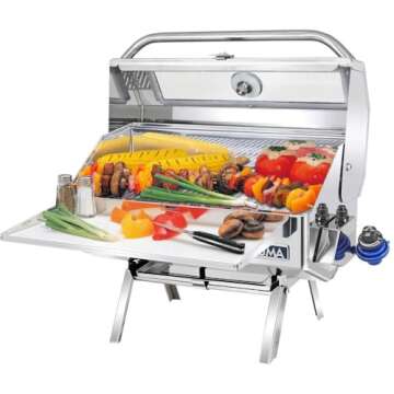 Magma Products, Newport II Infrared Gourmet Series Gas Grill, A10-918-2GS, Multi, One Size