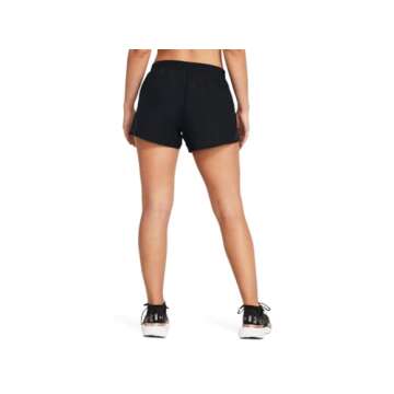 Under Armour Womens Fly by Shorts, (001) Black/Black/Reflective, X-Small