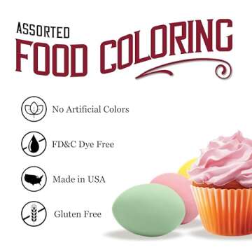 Watkins Food Coloring Set - 4 Vibrant Colors