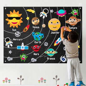 Outer Space Felt Story Board Set