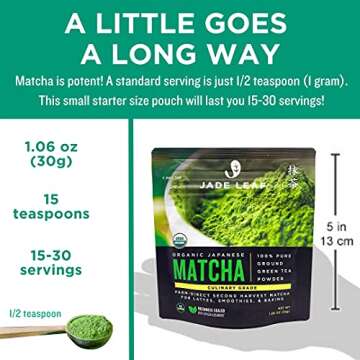 Organic Jade Leaf Culinary Grade Matcha Powder