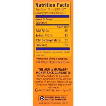 Arm & Hammer Pure Baking Soda, 8 oz