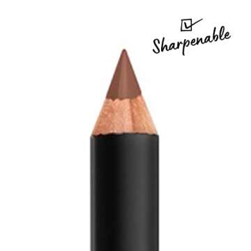 NYX PROFESSIONAL MAKEUP Suede Matte Lip Liner, Vegan Formula - Cape Town (Nude Sand)